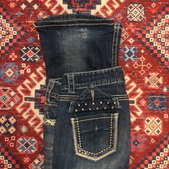 Rock & Roll Cowgirl Mid Rise Sz27 - Picture 3 of 6